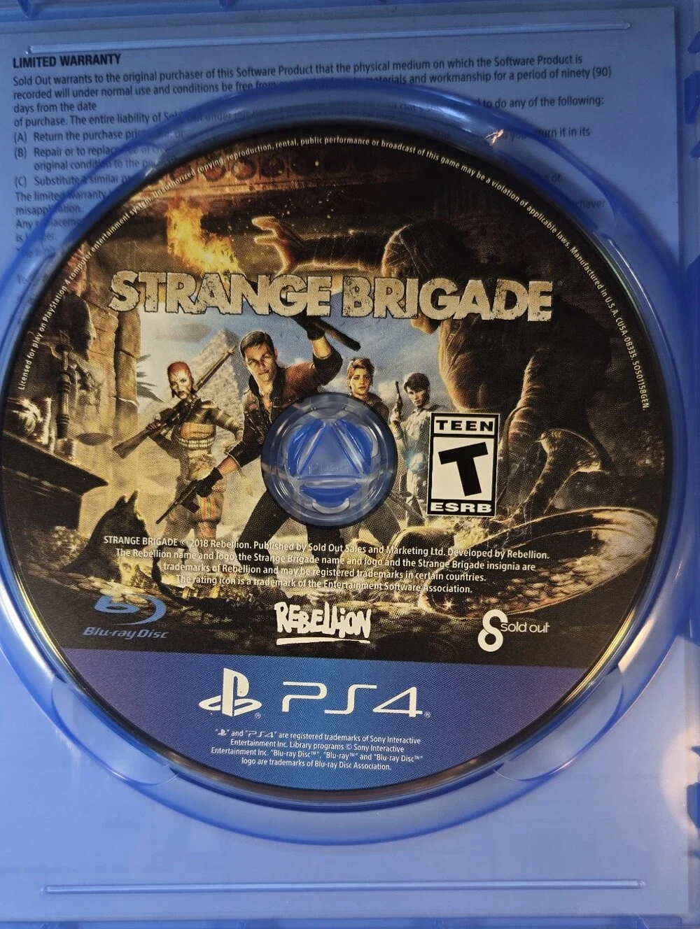 PlayStation 4 Strange Brigade Action Adventure Game PS4 Rated T